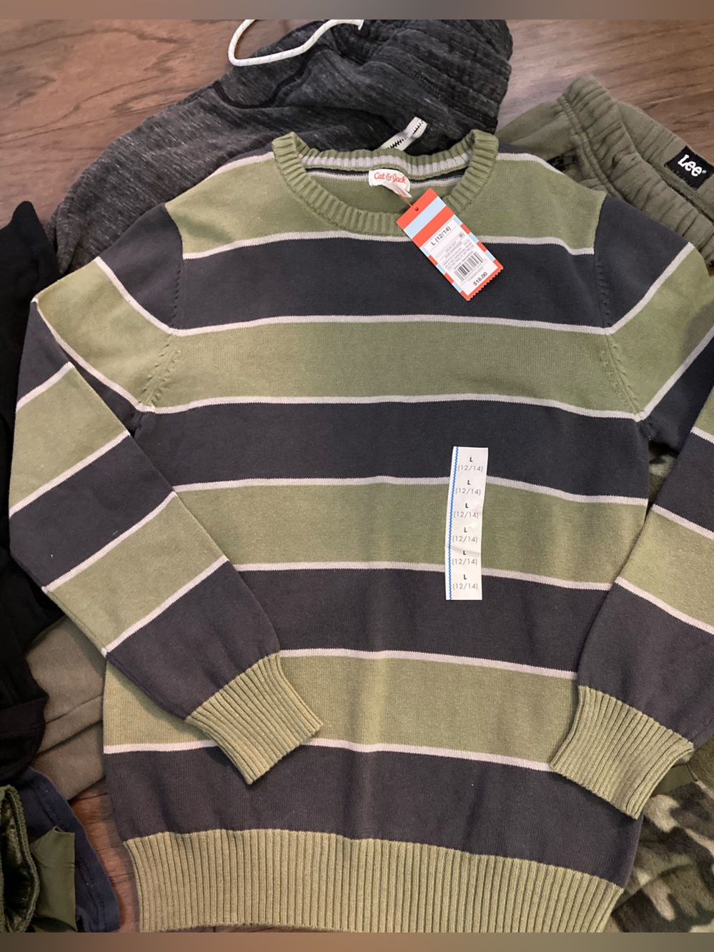 Boys Bundle School Tee Joggers Shorts Under Armour American Eagle Green Size 14 - Picture 3 of 15